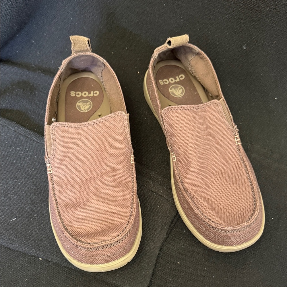 CROCS Men's Slip-On Loafers - Tan